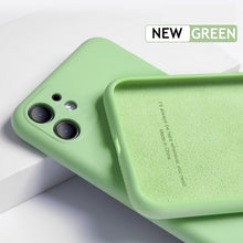 Cargar imagen en el visor de la galería, Funda de silicona Original de lujo para iPhone 11 12 Pro SE 2, funda suave de protección completa para iPhone X XR 11 XS Max 7 8 6 6s
