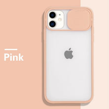 Cargar imagen en el visor de la galería, Funda protectora para lente de cámara de teléfono, funda trasera suave de 12 colores para iPhone 11 12 Pro Max 8 7 6 6s Plus Xr XsMax X Xs SE 2020