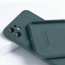 Cargar imagen en el visor de la galería, Funda de silicona Original de lujo para iPhone 11 12 Pro SE 2, funda suave de protección completa para iPhone X XR 11 XS Max 7 8 6 6s