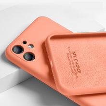 Cargar imagen en el visor de la galería, Funda de silicona Original de lujo para iPhone 11 12 Pro SE 2, funda suave de protección completa para iPhone X XR 11 XS Max 7 8 6 6s