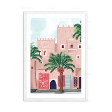 Load image into Gallery viewer, Anime Cartoon City Landscape Poster Prints Morocco Dubai Japan Travel Wall Art Canvas Pictures for Home Decor Interior Paintings