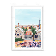 Load image into Gallery viewer, Anime Cartoon City Landscape Poster Prints Morocco Dubai Japan Travel Wall Art Canvas Pictures for Home Decor Interior Paintings