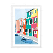 Load image into Gallery viewer, Anime Cartoon City Landscape Poster Prints Morocco Dubai Japan Travel Wall Art Canvas Pictures for Home Decor Interior Paintings