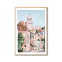 Load image into Gallery viewer, Anime Cartoon City Landscape Poster Prints Morocco Dubai Japan Travel Wall Art Canvas Pictures for Home Decor Interior Paintings