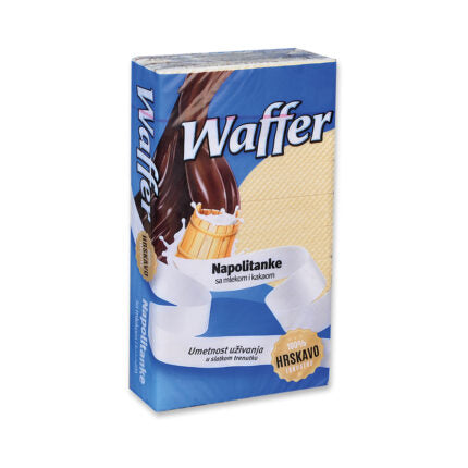 08. - Waffer вафли 400г вкус мляко/шоколад