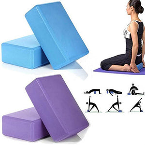 Bloque de Yoga Ladrillo de Espuma Ayuda para Estirar Gimnasio Pilates para Ejercicio Fitness Deportes