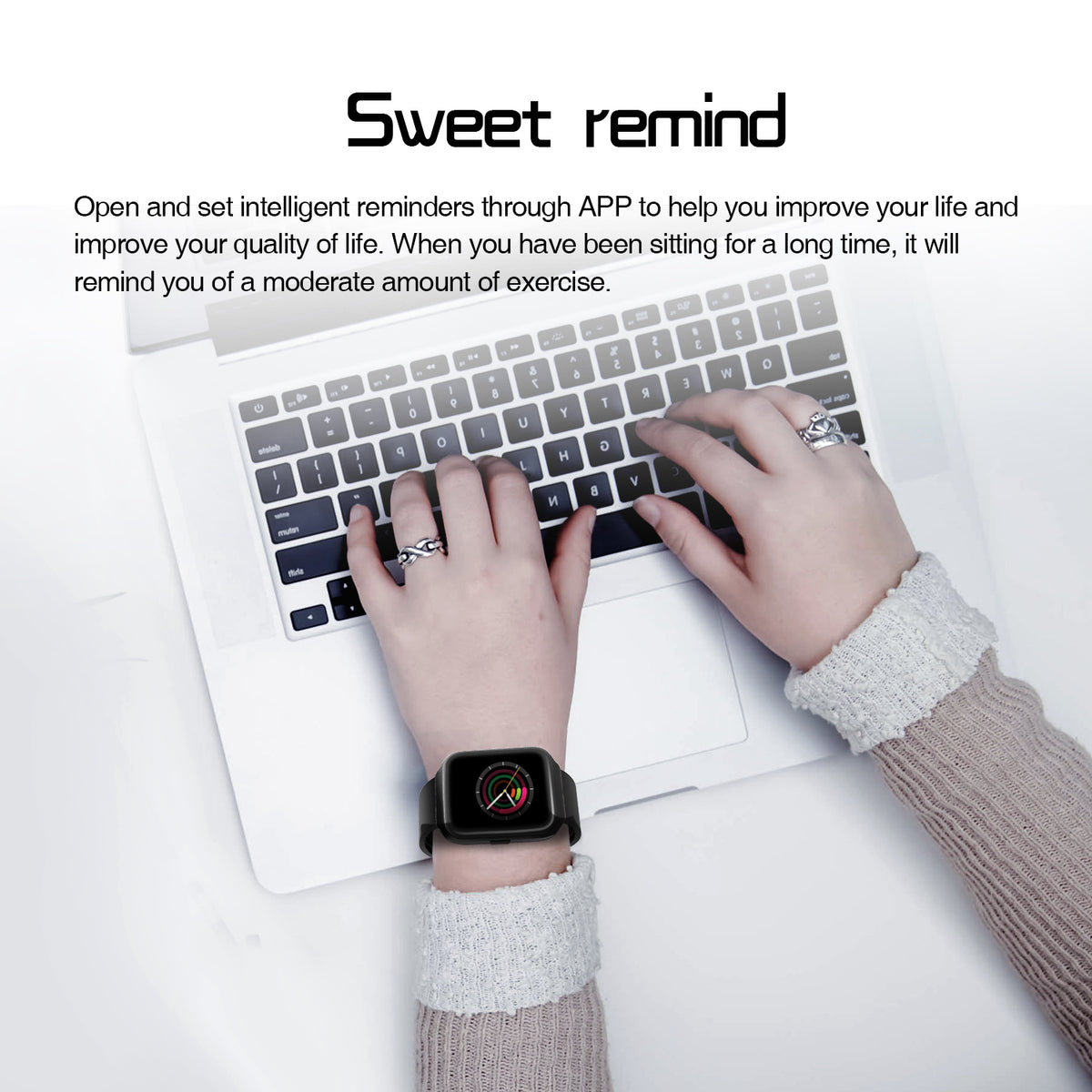 Reloj inteligente multifunción, pulsera de Fitness, Monitor de ritmo cardíaco, pulsera de Fitness para teléfono inteligente Android