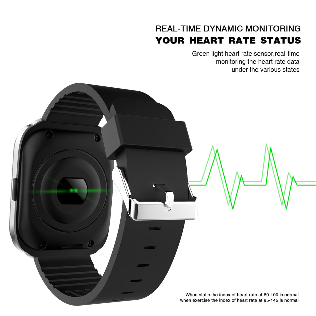 Reloj inteligente multifunción, pulsera de Fitness, Monitor de ritmo cardíaco, pulsera de Fitness para teléfono inteligente Android