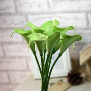 Ramo de novia de flor de lirio de Cala Artificial, decoración del hogar de boda de tacto Real, 1 ud.