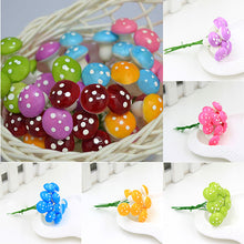 Cargar imagen en el visor de la galería, 10 piezas Mini hongo falso para mini macetas Hada DIY decoración jardín casa de muñecas
