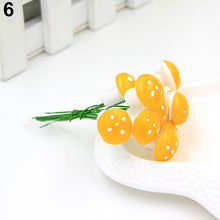 Cargar imagen en el visor de la galería, 10 piezas Mini hongo falso para mini macetas Hada DIY decoración jardín casa de muñecas
