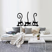 Load image into Gallery viewer, Lovely Three Cats Baby Bedroom Home Office Wall Sticker Removable Decor
