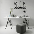 Lovely Three Cats Baby Bedroom Home Office Wall Sticker Removable Decor