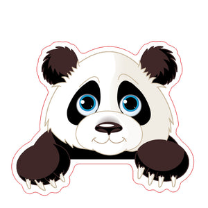 Cute Animals Elephant Cat Panda Giraffe Removable Wall Switch Sticker Home Decal