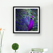 Load image into Gallery viewer, Peacock 5D Full Diamond Painting Embroidery Handmade Cross Stitch DIY Tool Kit

