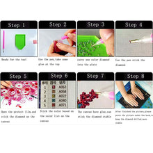 Load image into Gallery viewer, Peacock 5D Full Diamond Painting Embroidery Handmade Cross Stitch DIY Tool Kit
