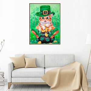 Cute Animals Dog Lion Cat Cross Stitch DIY Resin Diamond Painting Home Decor