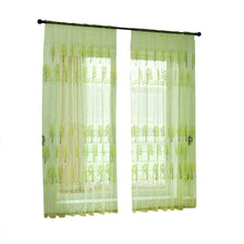 Load image into Gallery viewer, Maple Sheer Curtain Tulle Window Treatment Voile Drape Valance Panel Room Decor
