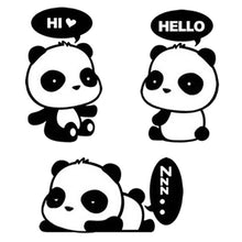 Load image into Gallery viewer, Lovely Cartoon Panda Room Window Door Decals Decor Removable Wall Switch Sticker
