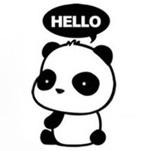Load image into Gallery viewer, Lovely Cartoon Panda Room Window Door Decals Decor Removable Wall Switch Sticker
