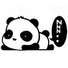 Load image into Gallery viewer, Lovely Cartoon Panda Room Window Door Decals Decor Removable Wall Switch Sticker
