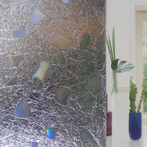 Cobblestone Shaped Glass Sticker Bathroom Door Window Static Film Home Decor