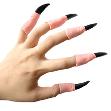 Cargar imagen en el visor de la galería, Juego de fundas para uñas de bruja y vampiro, accesorios de Halloween, disfraces de fiesta, 10 Uds.
