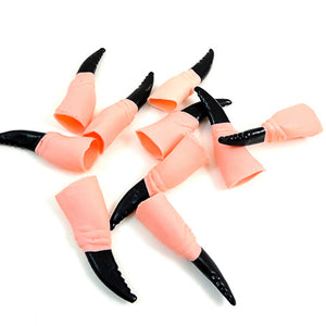 Juego de fundas para uñas de bruja y vampiro, accesorios de Halloween, disfraces de fiesta, 10 Uds.