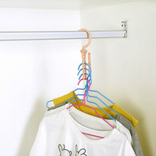 Load image into Gallery viewer, Home Plastic Multilayer Hanger Hooks Fixed Buckle Household Anti-slip Clothes
