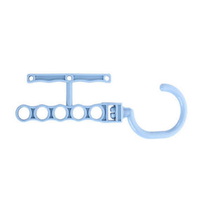Home Plastic Multilayer Hanger Hooks Fixed Buckle Household Anti-slip Clothes