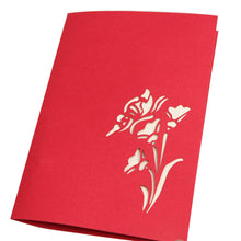 Load image into Gallery viewer, Romantic Flower Butterfly 3D Pop Up Greeting Card Couple Valentine&#39;s Day Gift
