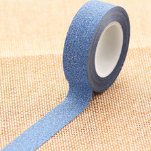 Cargar imagen en el visor de la galería, Cinta adhesiva de papel adhesivo Washi con purpurina de 10m, etiqueta decorativa para manualidades DIY
