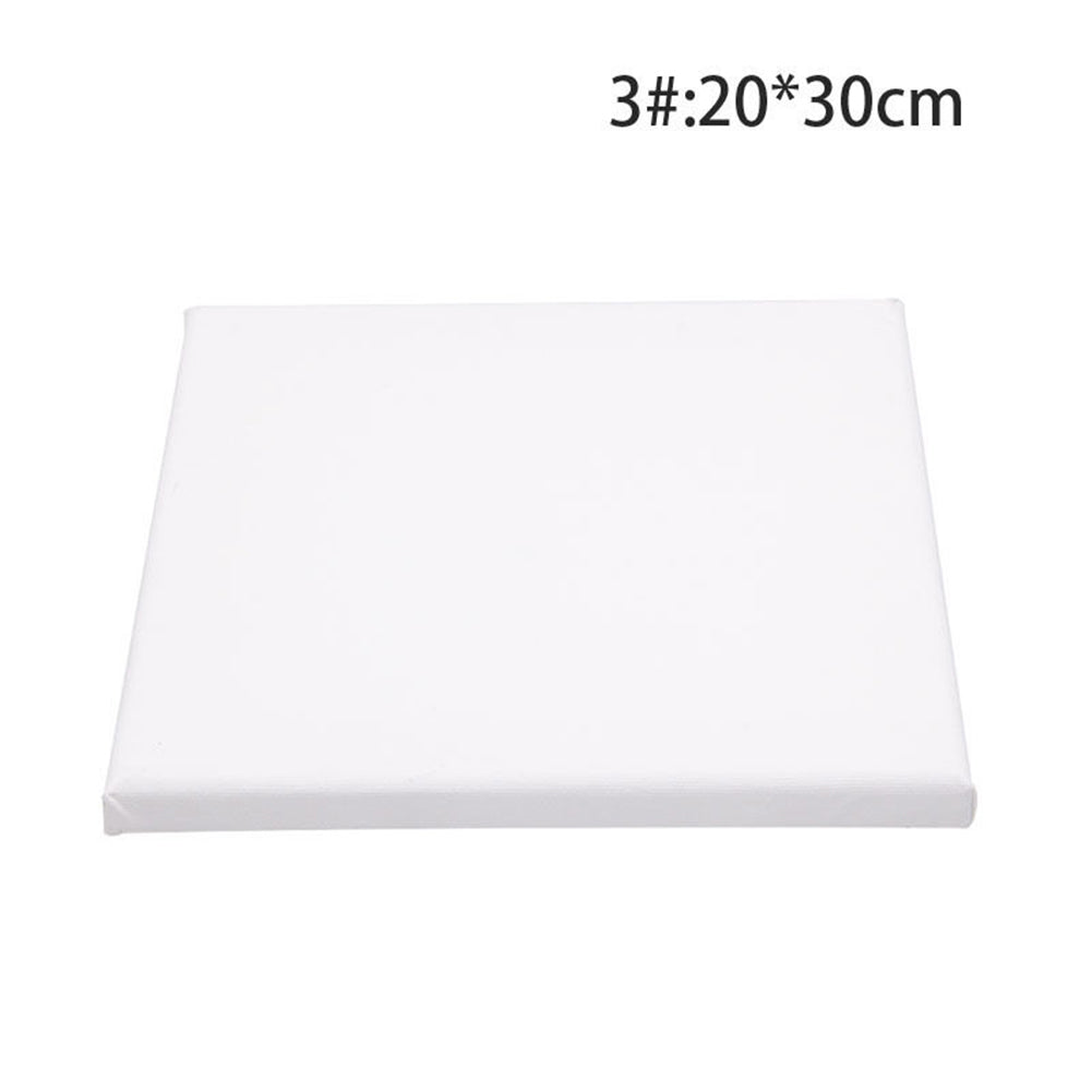White Blank Rectangle Canvas Board Wooden Frame Art Artist Oil Acrylic Paints