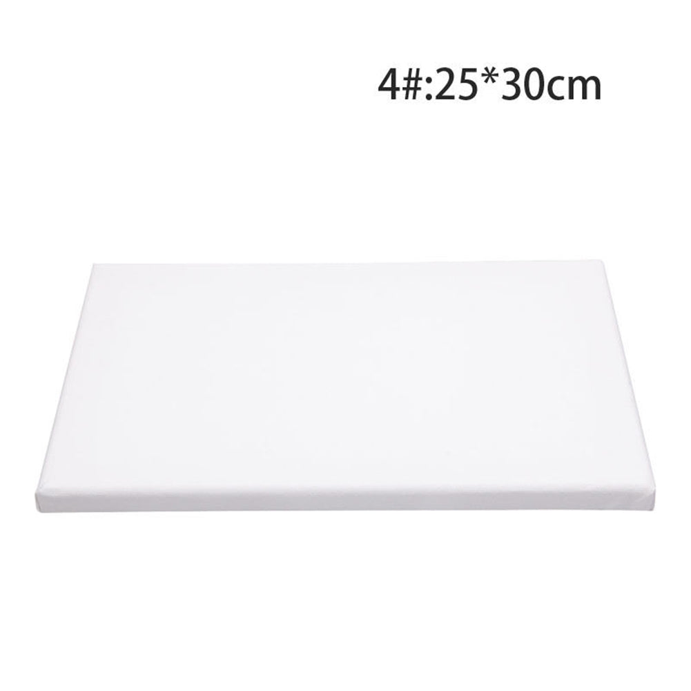 White Blank Rectangle Canvas Board Wooden Frame Art Artist Oil Acrylic Paints