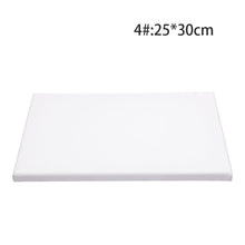 Cargar imagen en el visor de la galería, Pinturas acrílicas al óleo del artista del arte del marco de madera del tablero de lona del rectángulo en blanco blanco
