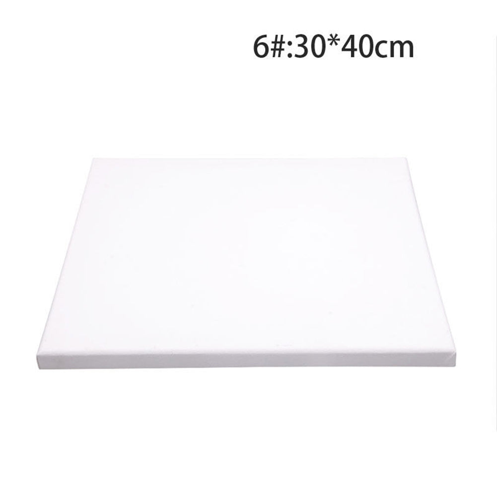 White Blank Rectangle Canvas Board Wooden Frame Art Artist Oil Acrylic Paints