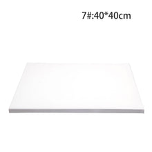 Cargar imagen en el visor de la galería, Pinturas acrílicas al óleo del artista del arte del marco de madera del tablero de lona del rectángulo en blanco blanco
