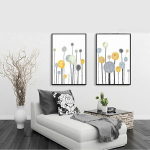 Modern Abstract Tree Printed Poster Home Cafe Unframed Canvas Painting Decor