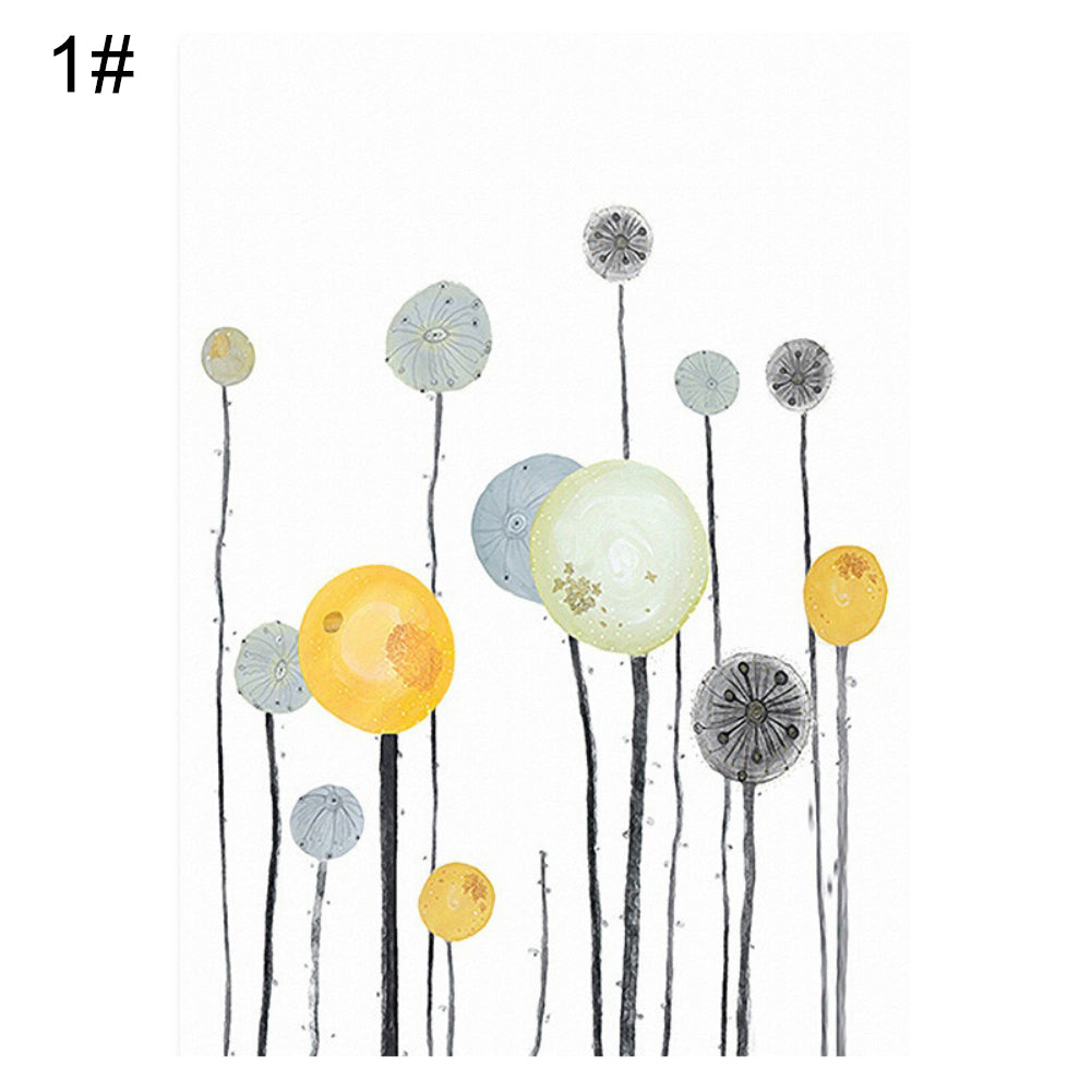 Модерни апстрактни постер са штампаним дрветом за кућни кафић без оквира Декор на платну