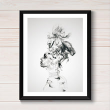 Cargar imagen en el visor de la galería, Impresión en lienzo de niño abstracto, pintura artística de pared, póster, imagen, decoración del hogar para dormitorio
