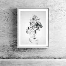 Cargar imagen en el visor de la galería, Impresión en lienzo de niño abstracto, pintura artística de pared, póster, imagen, decoración del hogar para dormitorio
