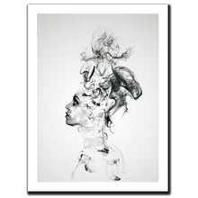 Cargar imagen en el visor de la galería, Impresión en lienzo de niño abstracto, pintura artística de pared, póster, imagen, decoración del hogar para dormitorio
