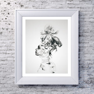 Impresión en lienzo de niño abstracto, pintura artística de pared, póster, imagen, decoración del hogar para dormitorio