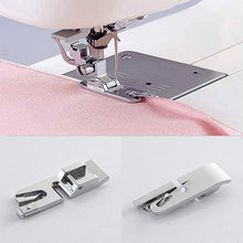 Load image into Gallery viewer, 1Pc Rolled Hem Foot for Brother Janome Singer Silver Color Bernet Sewing Machine
