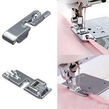 Load image into Gallery viewer, 1Pc Rolled Hem Foot for Brother Janome Singer Silver Color Bernet Sewing Machine
