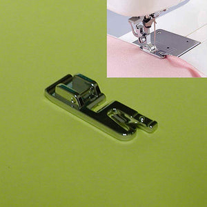 1Pc Rolled Hem Foot for Brother Janome Singer Silver Color Bernet Sewing Machine