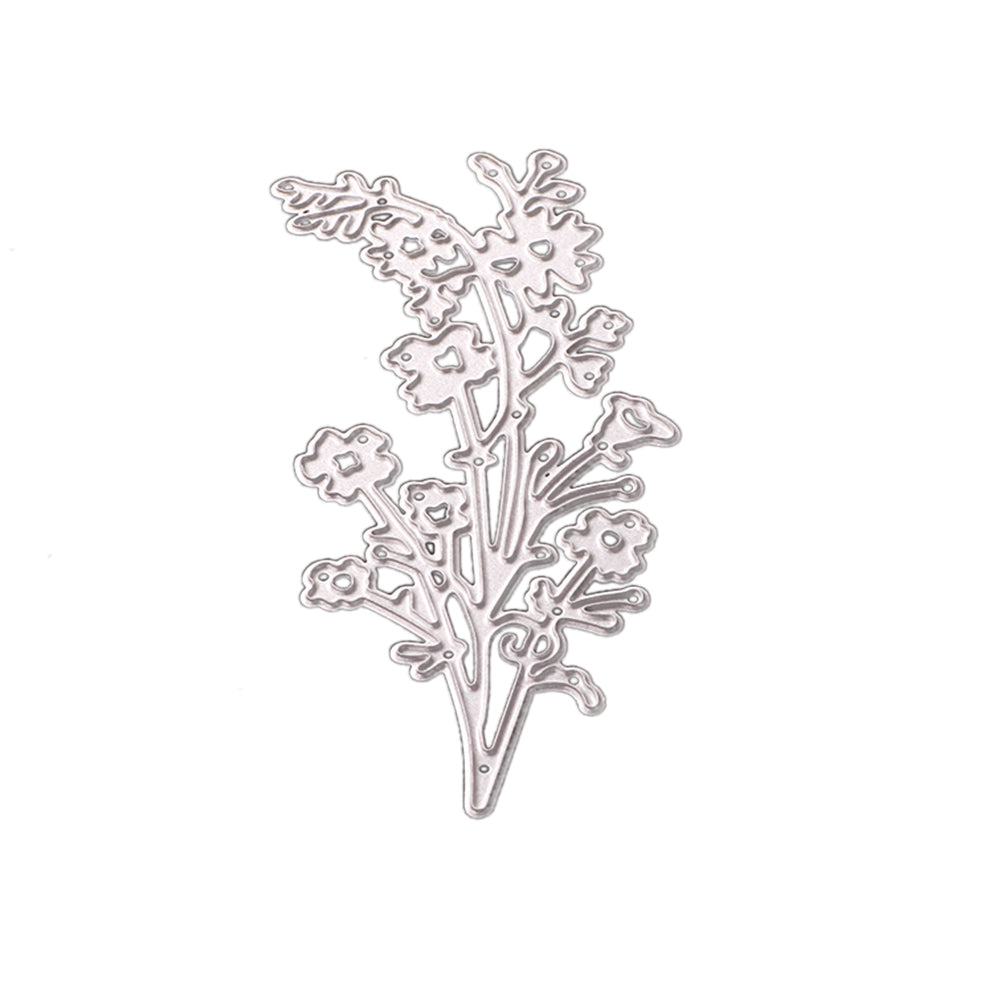 Plantilla de troquel de corte de Metal con flores de primavera, decoración de caja de regalo para tarjetas de papel