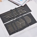 55 unids/set de pines de acero inoxidable para manualidades caseras, agujas de coser de diferentes tamaños
