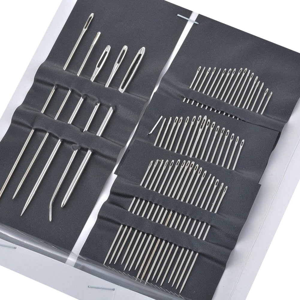 55 unids/set de pines de acero inoxidable para manualidades caseras, agujas de coser de diferentes tamaños