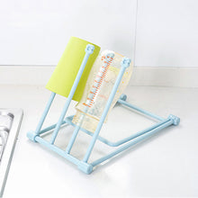 Load image into Gallery viewer, Folding Towel Stand Rack Kitchen Washing Cloth Draining Plastic Organizer Shelf
